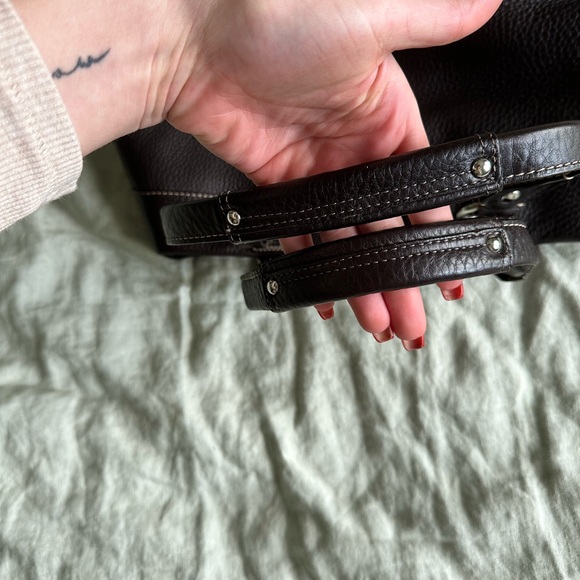 Coach Penelope pebbled brown handbag - Picture 6 of 6